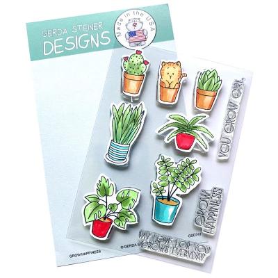 Gerda Steiner Clear Stamps - Grow Happiness